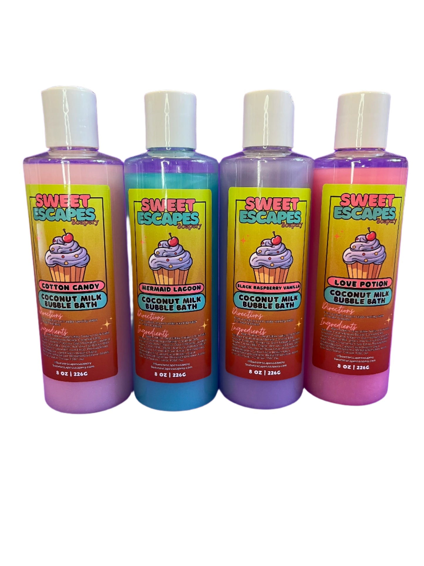 Coconut Milk Bubble Bath- Choose Scent
