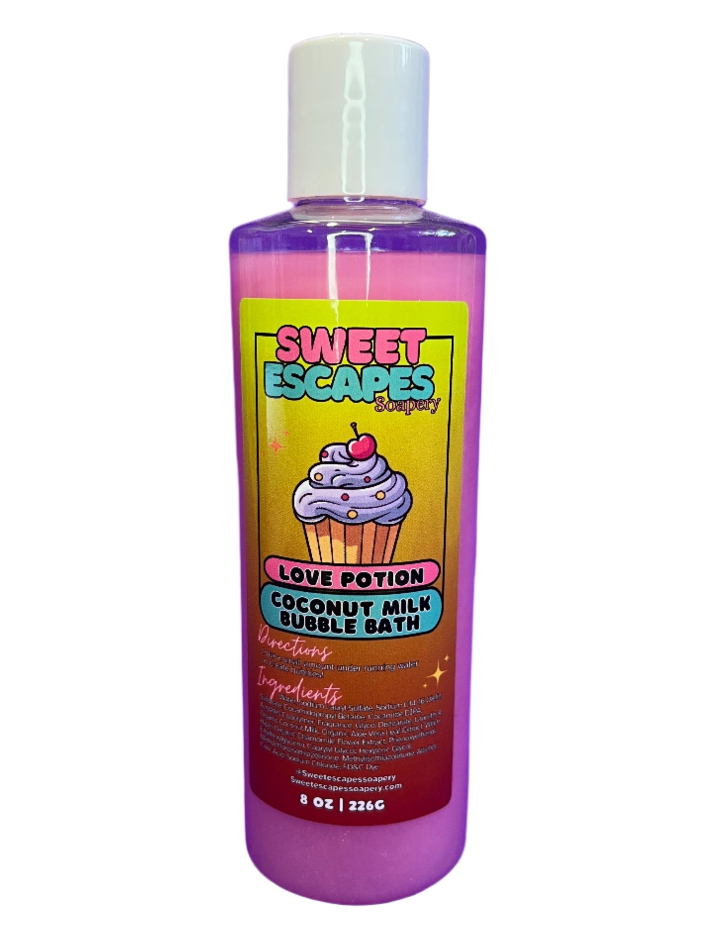Coconut Milk Bubble Bath- Choose Scent