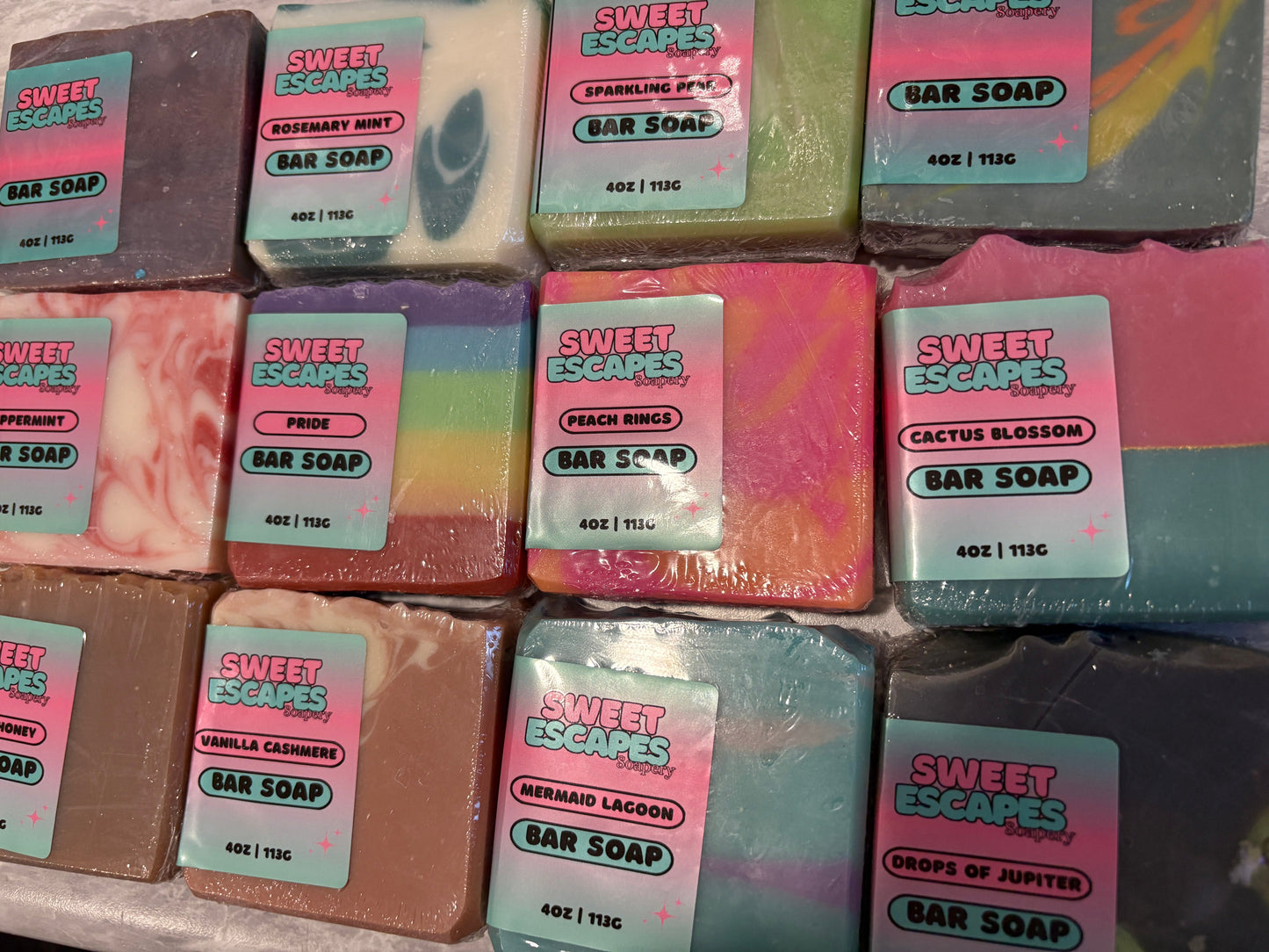 12 PACK ASSORTED SOAP
