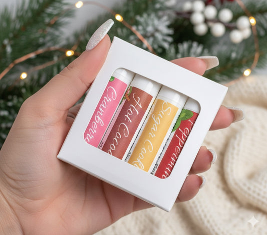 4 Pack Winter Lip Balm LIMITED EDITION
